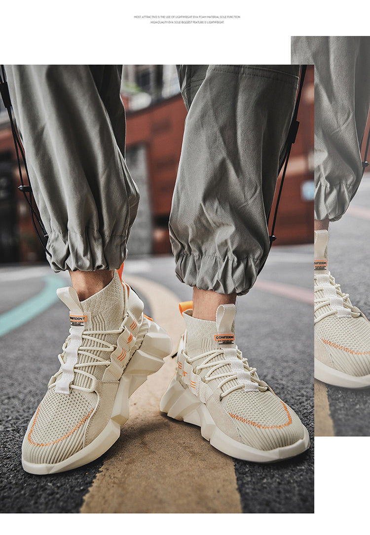 Men's High-Top Sock Sneakers - Stylish Summer 2020