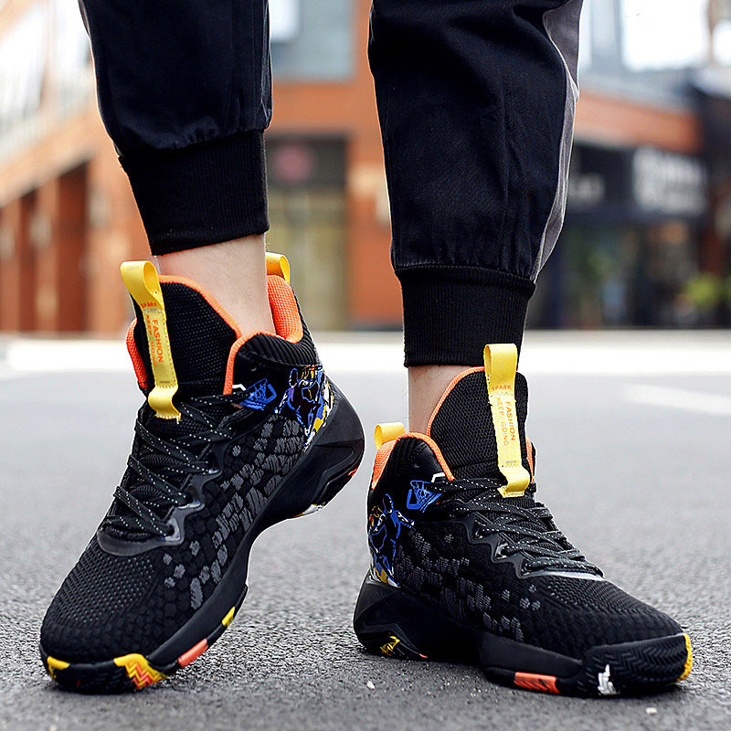 Men's Basketball Shoes - High Top Sport Sneakers