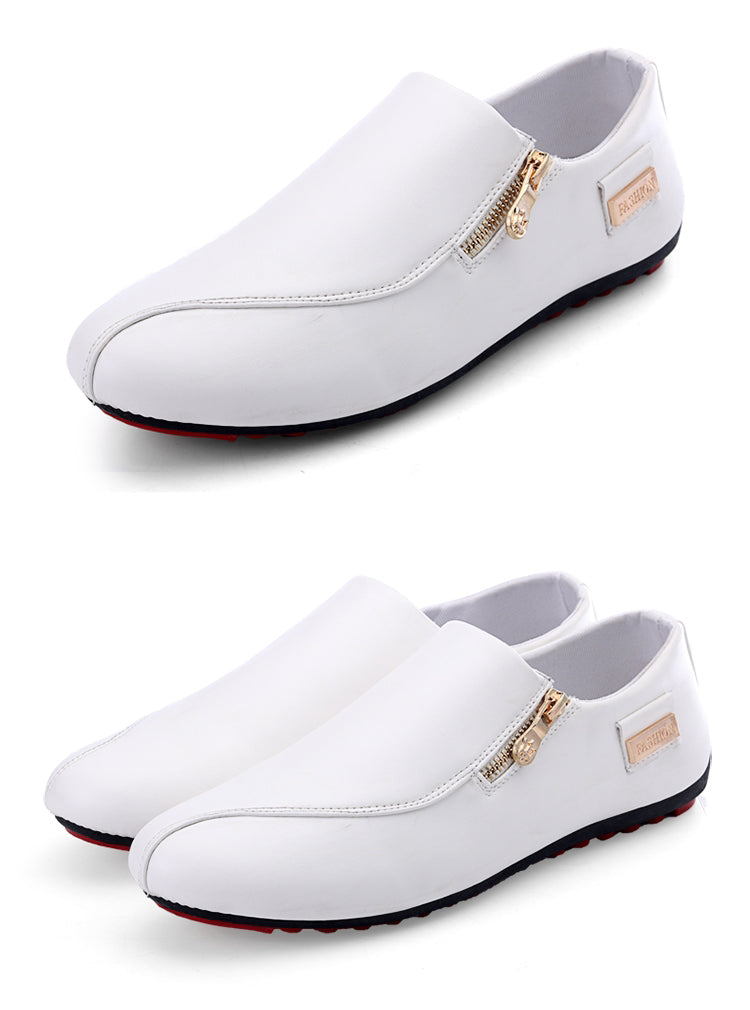 Men's Casual Fashion Slip-on Loafers Leather Shoes