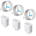 Fast Charger iPhone 3Pack【MFi Certified】 Chargers iPhone Fast Charging Block USB C Charger Quick Charging Adapter with 10ft USB C to Lightning Cable Data Syncing Cord for iPhone 14 13 12 11 X