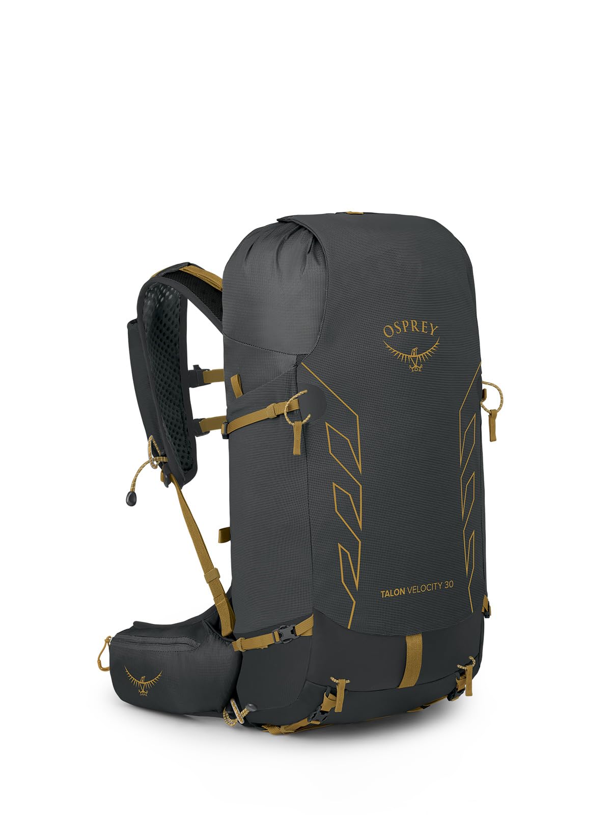 Osprey Talon Velocity 30L Mens Hiking Backpack Dark Charcoal/Tumbleweed S/M