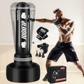 Freestanding Punching Bag with Boxing Gloves and Electric Air Pump - 69” Punching Bag with Stand Adult Women Men Standing Boxing Bag Inflatable Kickboxing Bag for Training MMA Thai Fitness