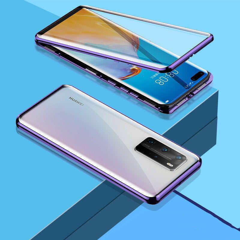 Huawei P40 Magnetic Case with Full Protection and Metal Frame