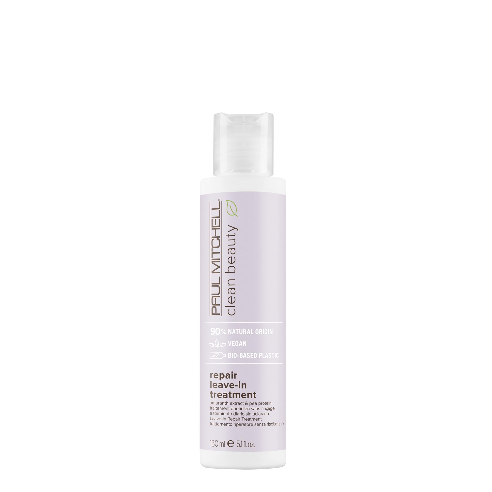 Paul Mitchell Clean Beauty Repair Leave-In Treatment Leave-In Conditioner Restores Strands For Damaged Brittle Hair 5.1 fl. oz.