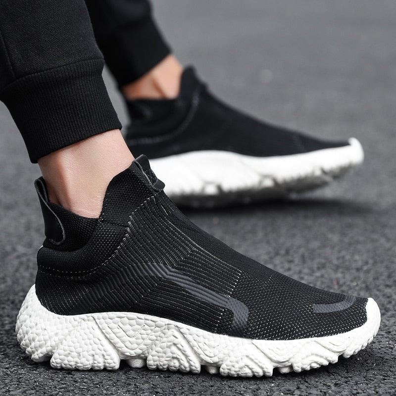 Breathable High-Top Men's Sneakers for Casual Wear