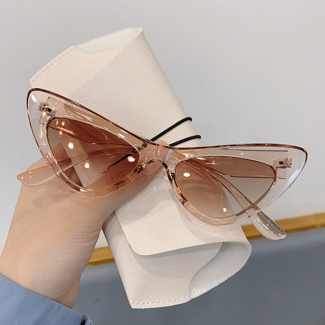 Fashion Cat Eye Sunglasses for Women UV400 Outdoor Use