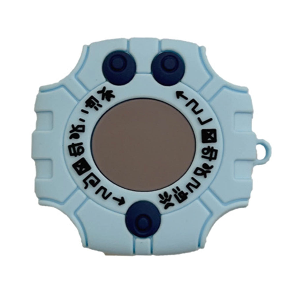 Compatible with Samsung Galaxy Buds FE(2023)/Buds2 pro(2022)/Buds Live(2020)/Buds pro(2021)/Buds 2 (2021) Charging BoxCute Cartoon Digimon Monster Digivice Silicone Earphone case with Hook