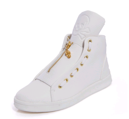 2020 Men's High-Top Skull Sneakers - Stylish Casual Shoes
