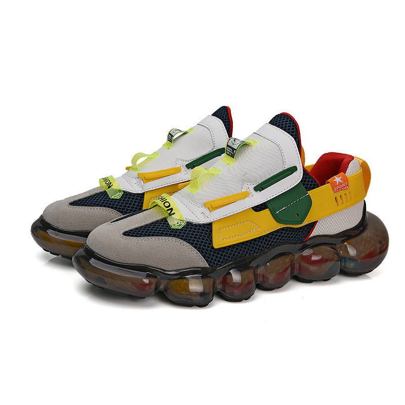 Breathable Trendy Men's Casual Thick-Soled Sneakers