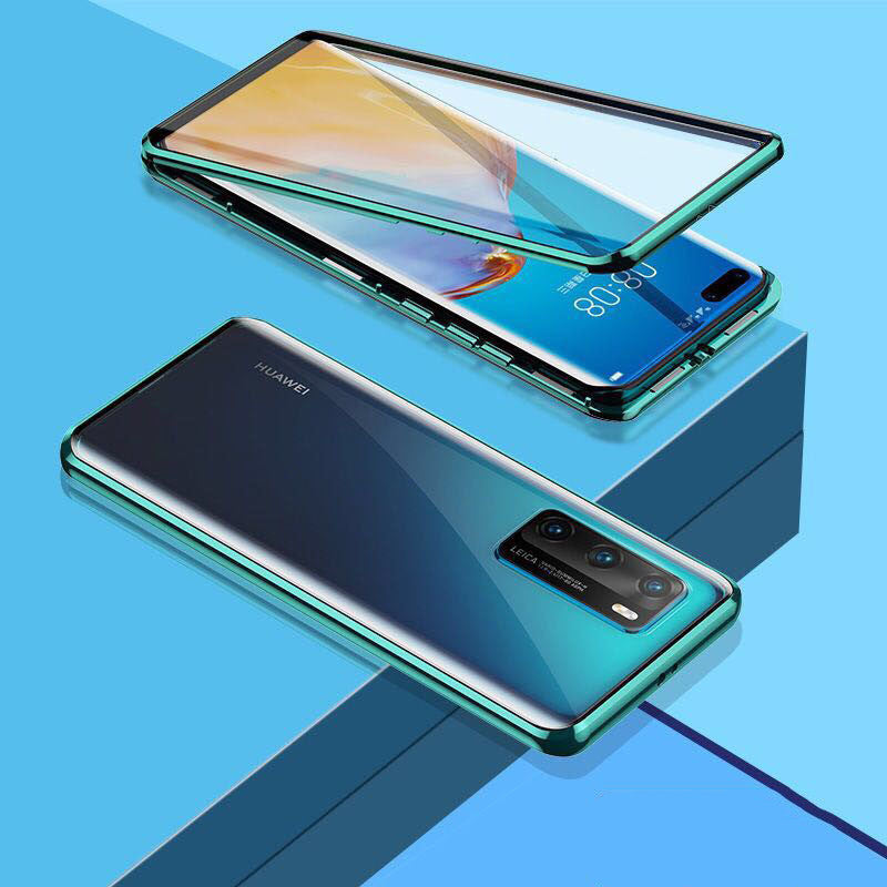 Huawei P40 Magnetic Case with Full Protection and Metal Frame