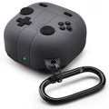 KOREDA Compatible with Samsung Galaxy Buds FE/Galaxy Buds 2 Pro/Galaxy Buds 2/ Galaxy Buds Pro/Galaxy Buds Live Case Cute Funny Cool Game Player Design Silicone Protective Case for Men Women (Gray)