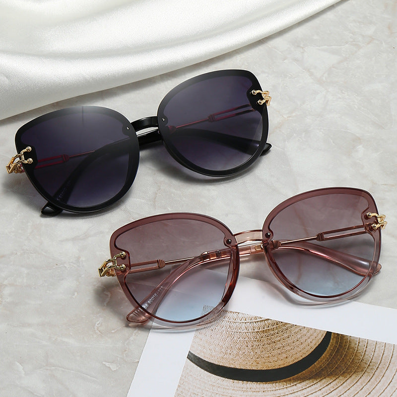Imwete Cat Eye Gradient Sunglasses for Women UV400