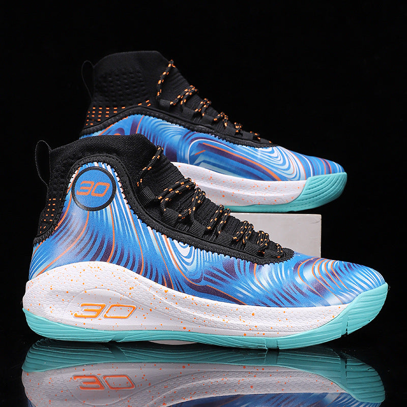 New High-Top Basketball Shoes for Boys and Girls