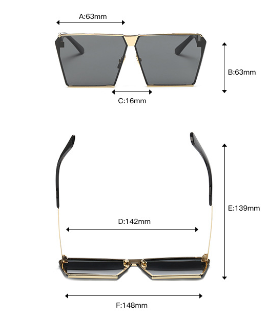 Polarized Sunglasses for Women - Stylish Square Frames