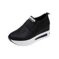 Women's High-Top Sequin Sneakers and Flats
