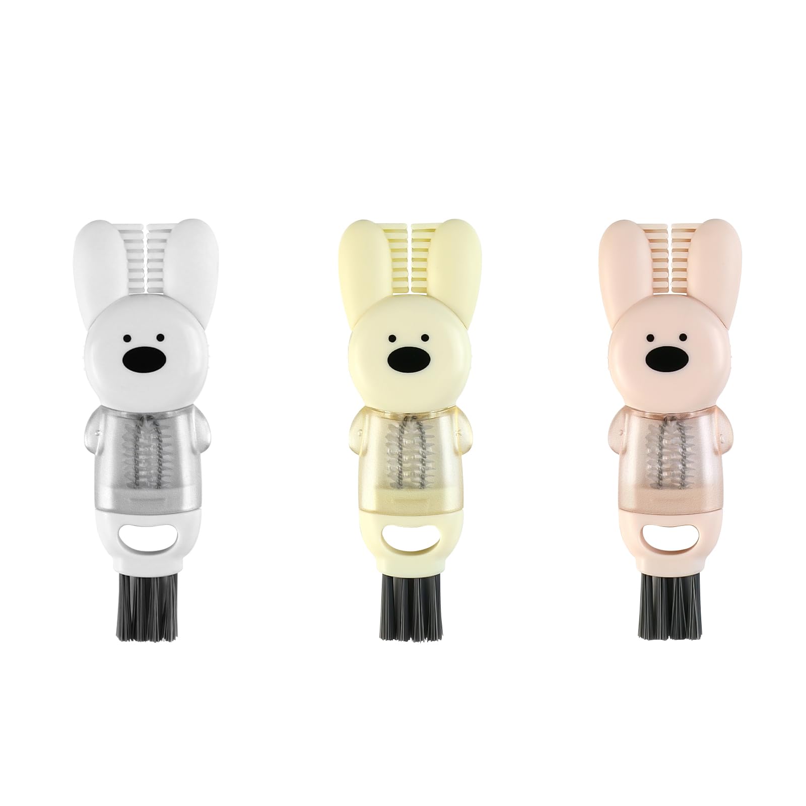 4 in 1 Cup Lid Gap Cleaning Brush Set 3 Pack Multifunctional Insulation Bottle Cleaning Tools Water Bottle Cleaner Brush Home Kitchen Cleaning Tools Cup Crevice Cleaning Tools