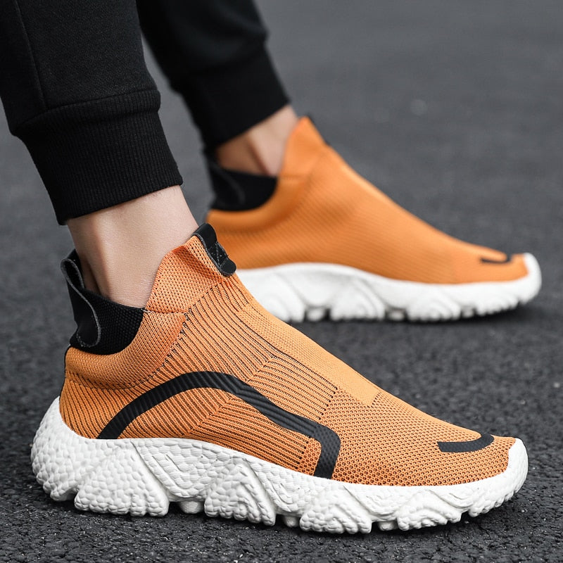 Breathable High-Top Men's Sneakers for Casual Wear