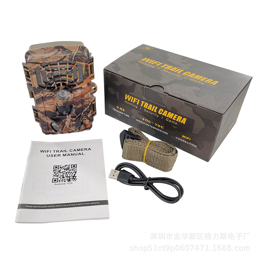 48MP Bluetooth WIFI Trail Camera with Motion Detection