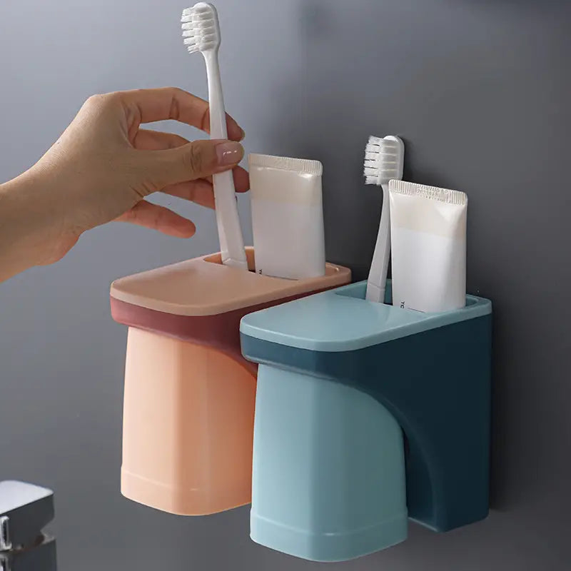 Magnetic Suction Wall-Mounted Toothbrush Holder (1pc)