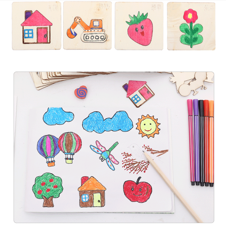 Children's Painting Template Drawing Tools Set