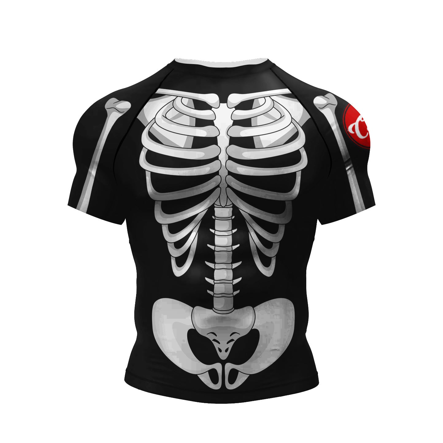 Men's 3D Digital Print Short Sleeve Athletic T-Shirt