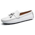 Crocodile Pattern Genuine Leather Casual Loafers