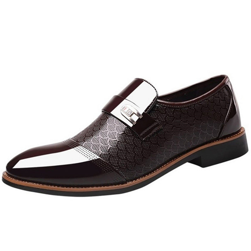 Black Leather Shoes for Men and Women