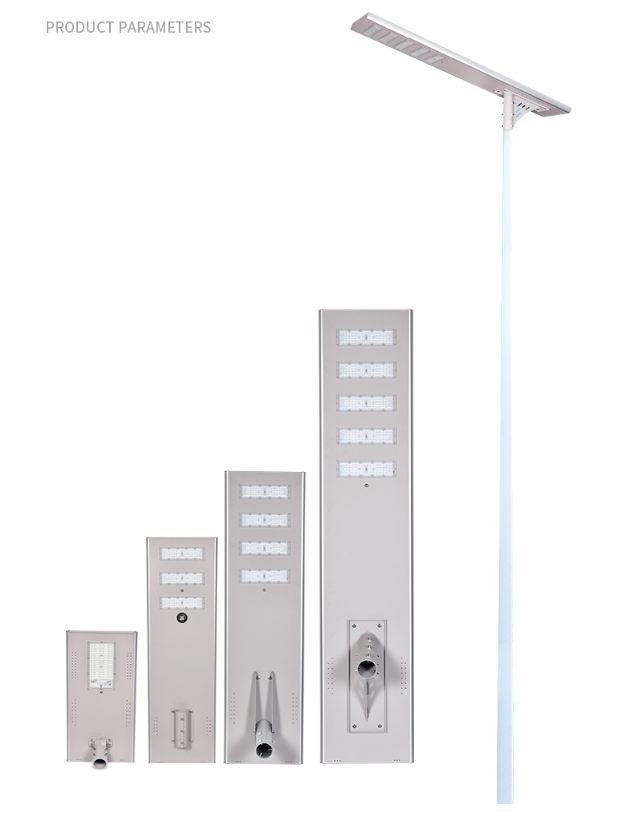 Integrated Solar Street Light with Motion Sensor