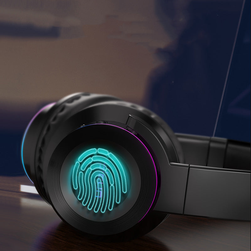 LED Headphones with Bluetooth and Deep Bass Sound