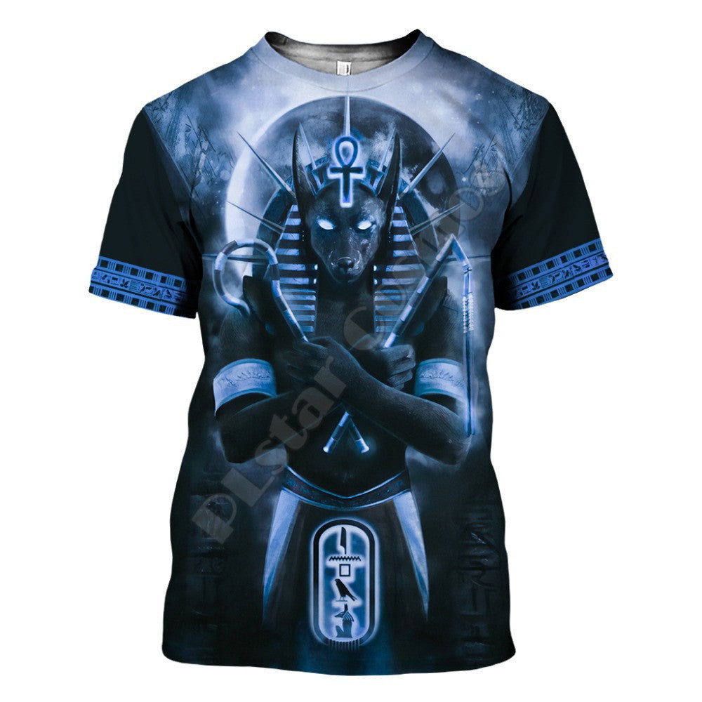 3D Printed Pharaoh Men's Short Sleeve T-Shirt