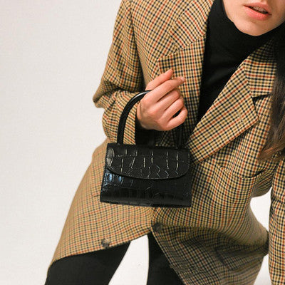 Crocodile Pattern Matcha Green Tote Bag