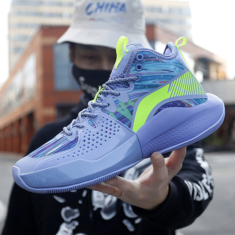 Men's Basketball Shoes - Youth Shock Absorbing Sneakers