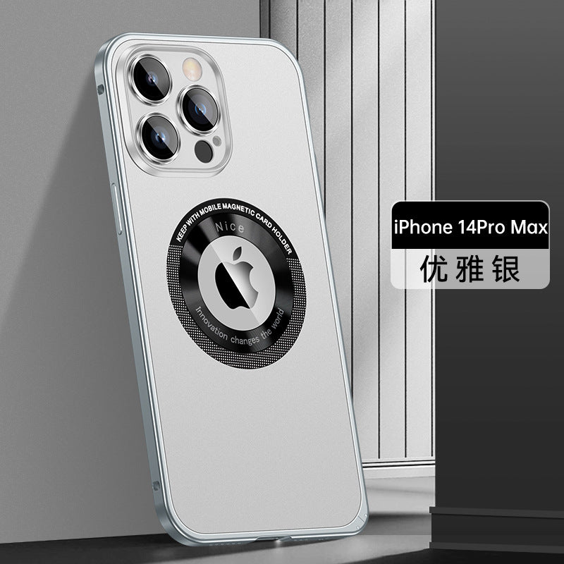 iPhone 15 Pro Case with Metal Frame and Magnetic Grip
