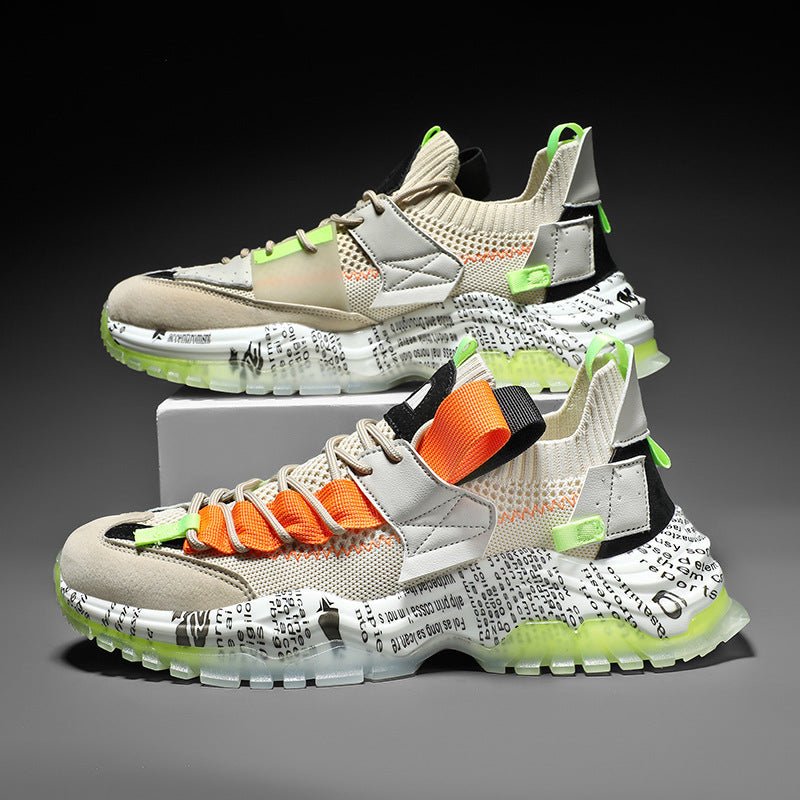Men's Casual Sports Sneakers - Breathable Dad Shoes