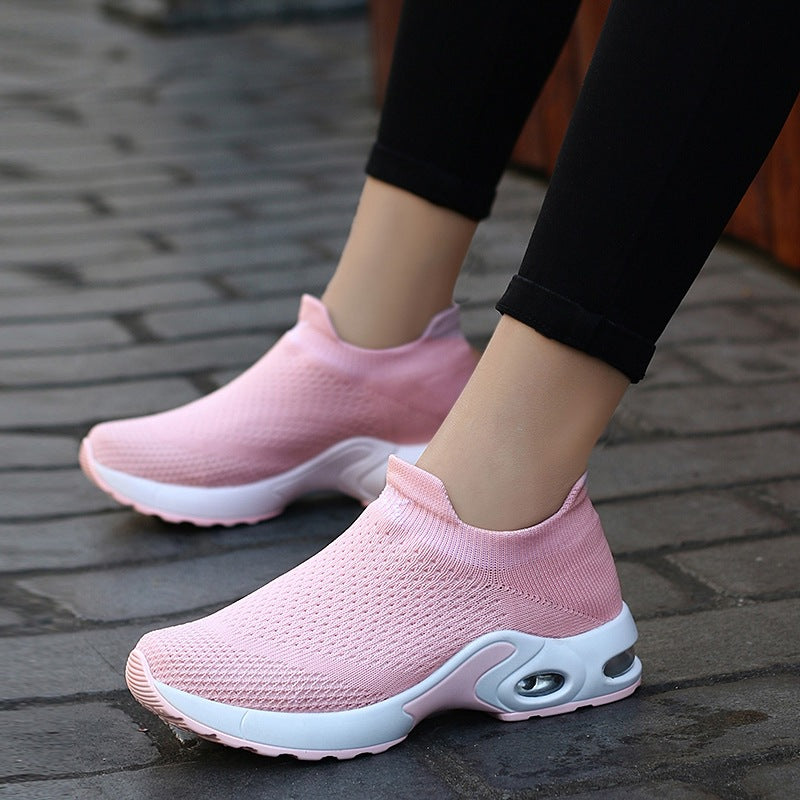 Women's Breathable Athletic Sneakers with Air Cushion