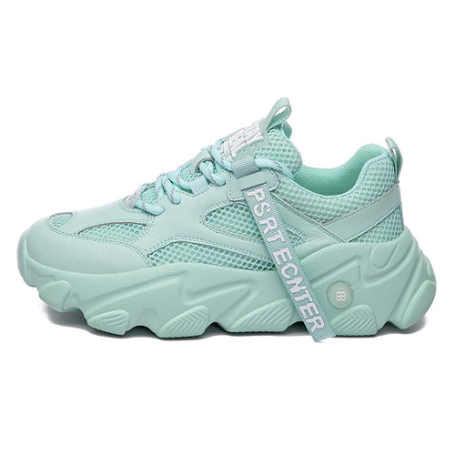 2020 Women's Leather Dad Shoes - Breathable Casual Sneakers