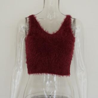 Mohair Top with Spaghetti Straps and Tank Design