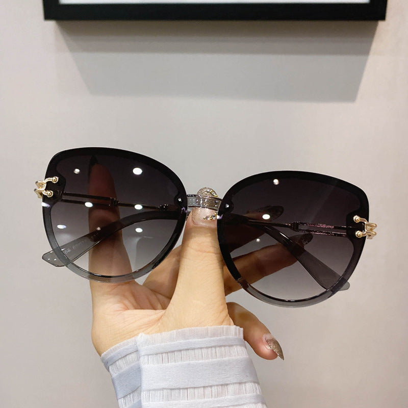 Imwete Cat Eye Gradient Sunglasses for Women UV400