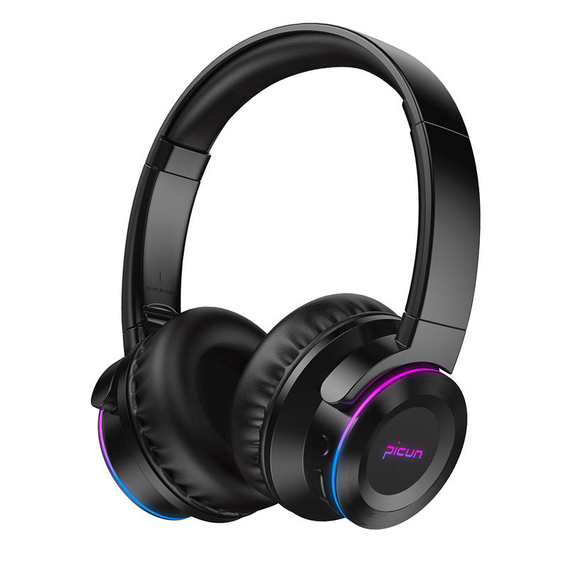 LED Headphones with Bluetooth and Deep Bass Sound