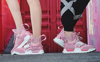 High-Top Casual Sports Sneakers for Hip-Hop Style