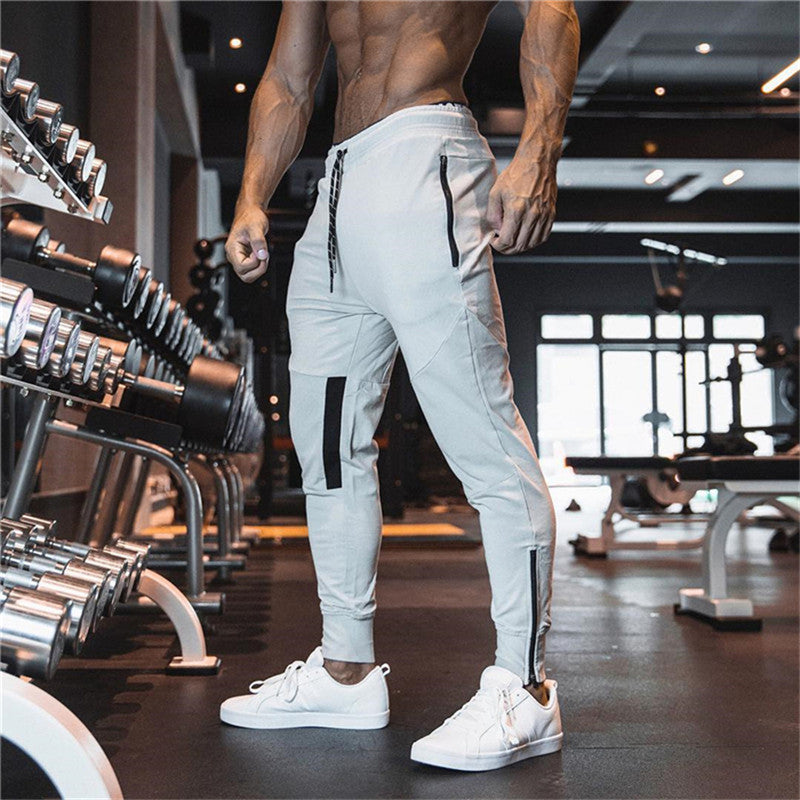 Muscle Men Brothers Slim Fitness Sports Pants