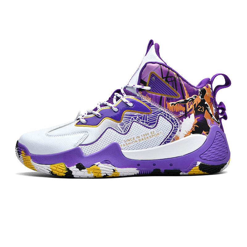 Men's High-Top Basketball Shoes for Students and Athletes