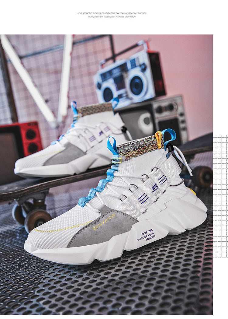 Men's High-Top Sock Sneakers - Stylish Summer 2020