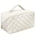 Large Capacity Portable PU Leather Travel Cosmetic Bag
