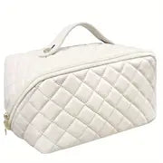 Large Capacity Portable PU Leather Travel Cosmetic Bag