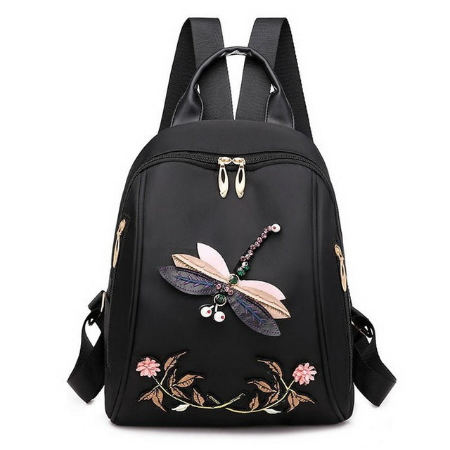 High-Quality Oxford Women's Casual Backpack for School