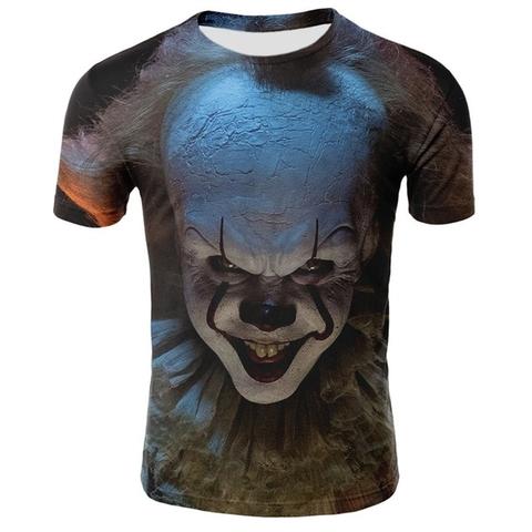 Men's 3D Printed Short Sleeve T-Shirt - Dark Knight Joker