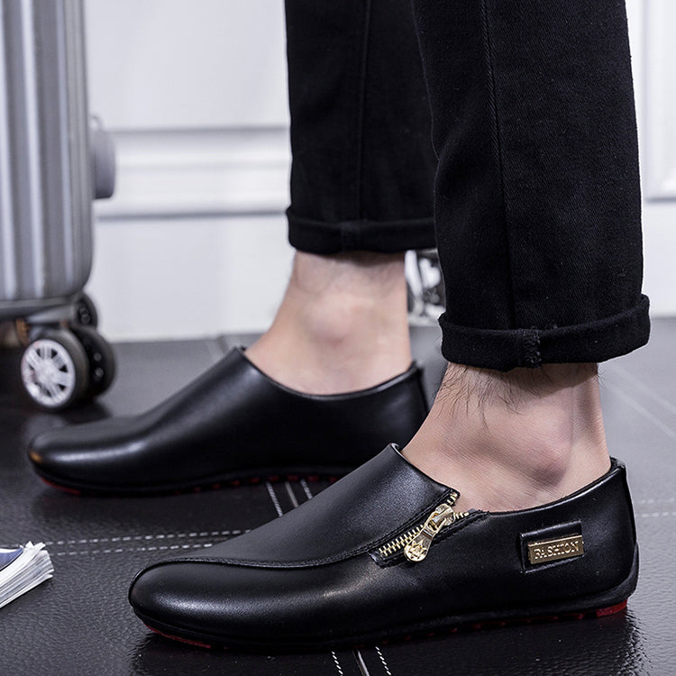 Men's Casual Fashion Slip-on Loafers Leather Shoes