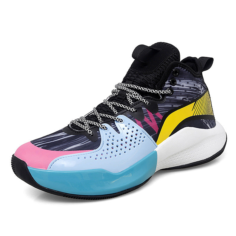 Men's Basketball Shoes - Youth Shock Absorbing Sneakers