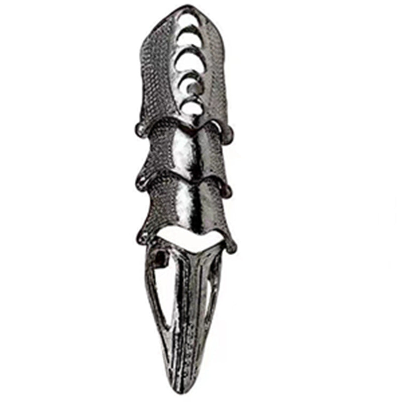 Universal Metal Vintage Armor Joint Ring for All Genders